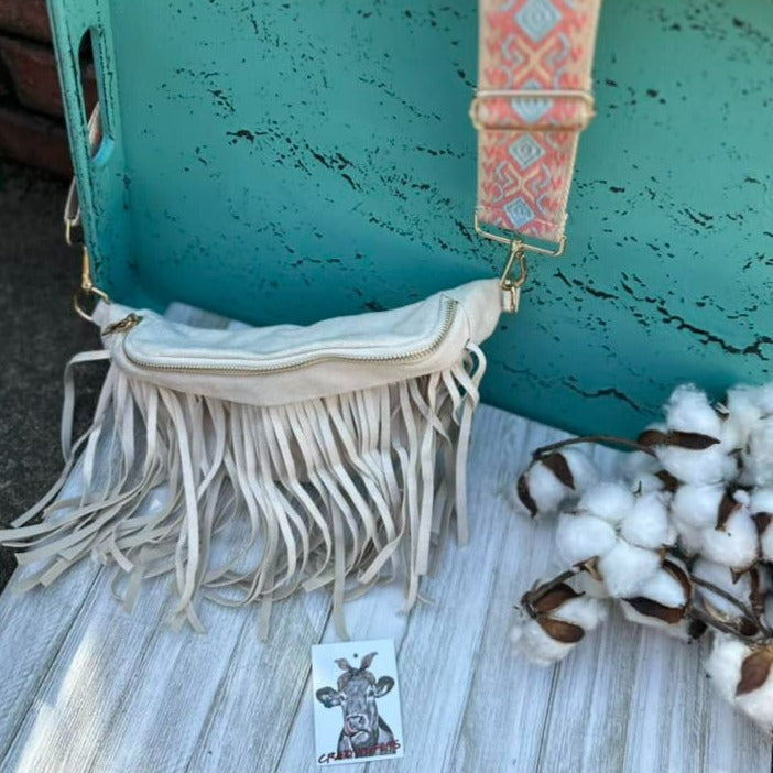 Fanny Bag W/Removable Fringe