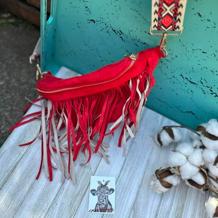 Fanny Bag W/Removable Fringe