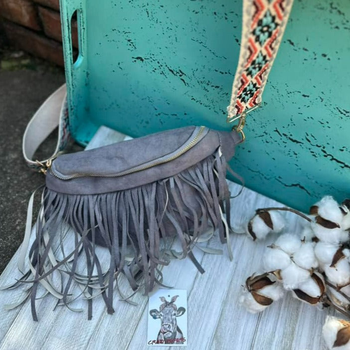 Fanny Bag W/Removable Fringe