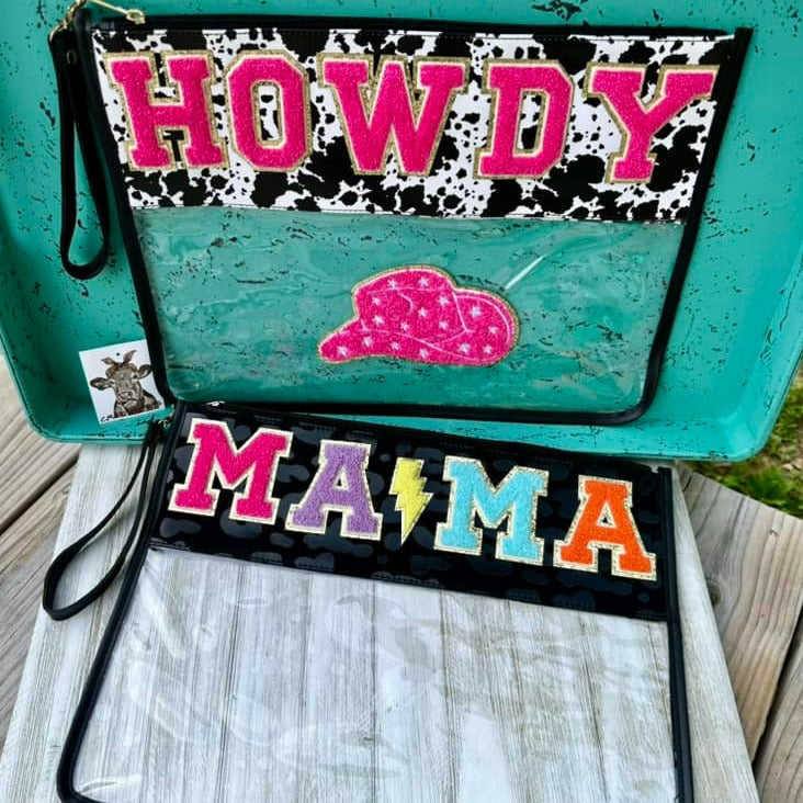 EXTRA LARGE PVC Bag W/ LETTERS