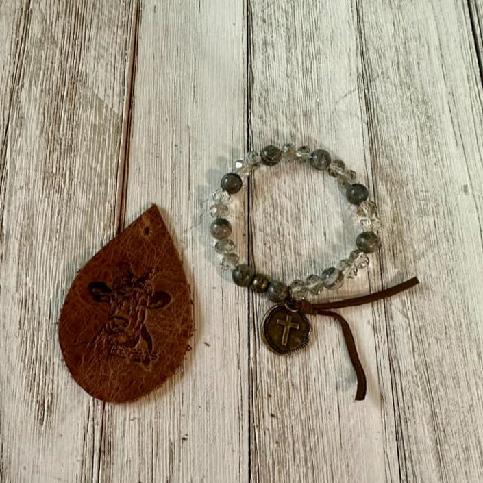 Cross Charm Bracelet