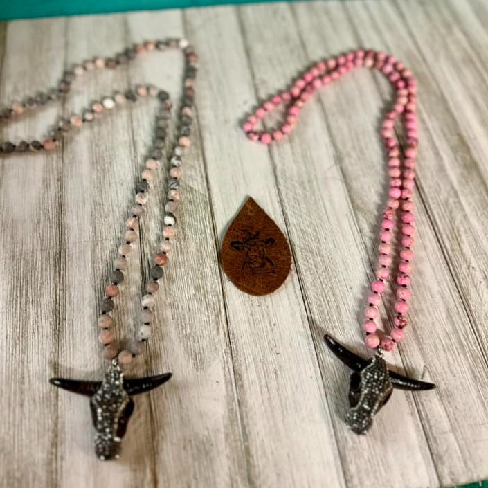 Steer Head Necklace #3