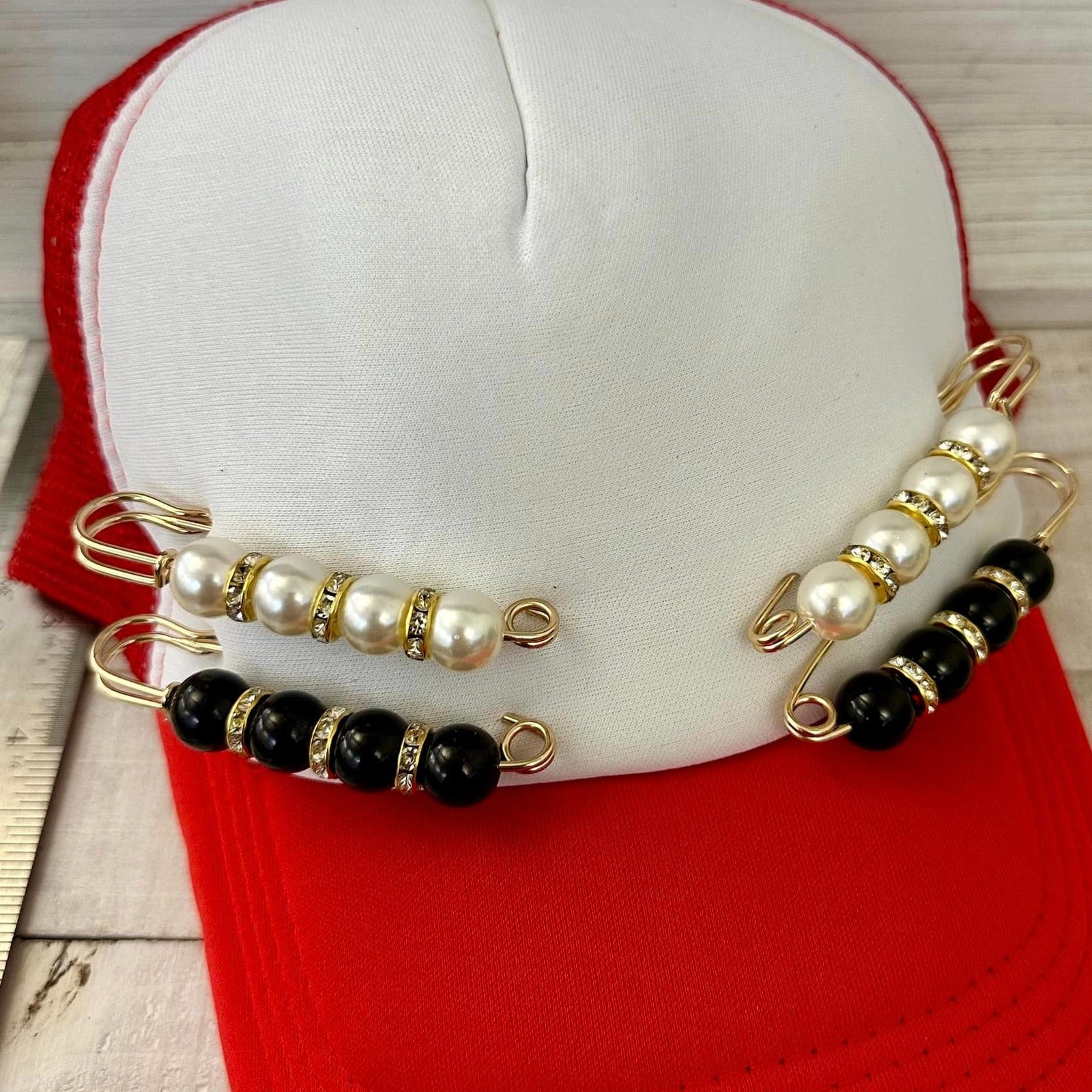 Beaded Brooch Pins SET