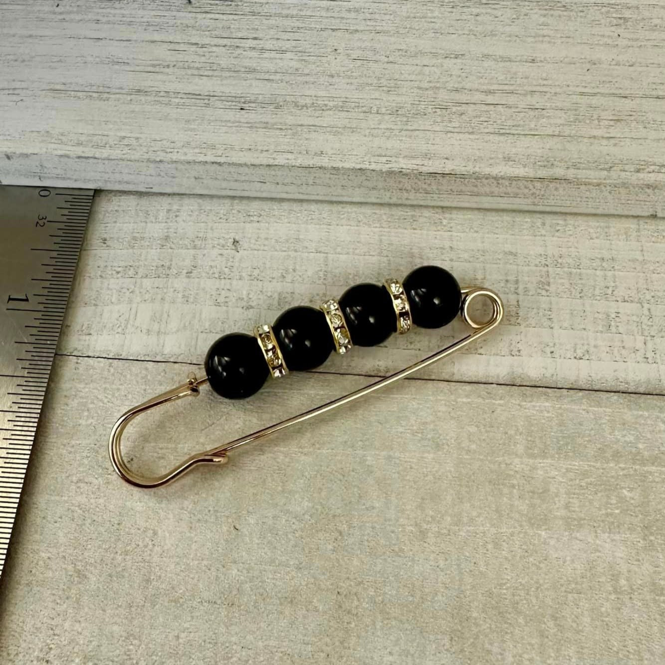 Beaded Brooch Pins