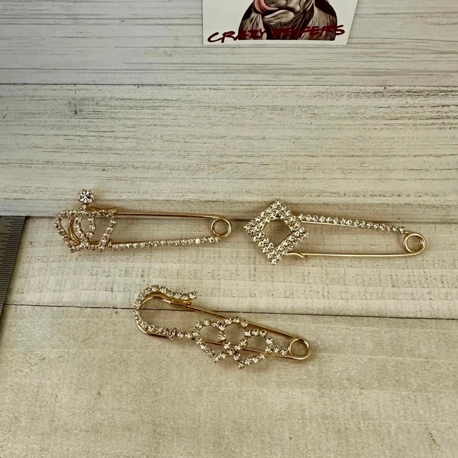 Rhinestone Brooch Pins