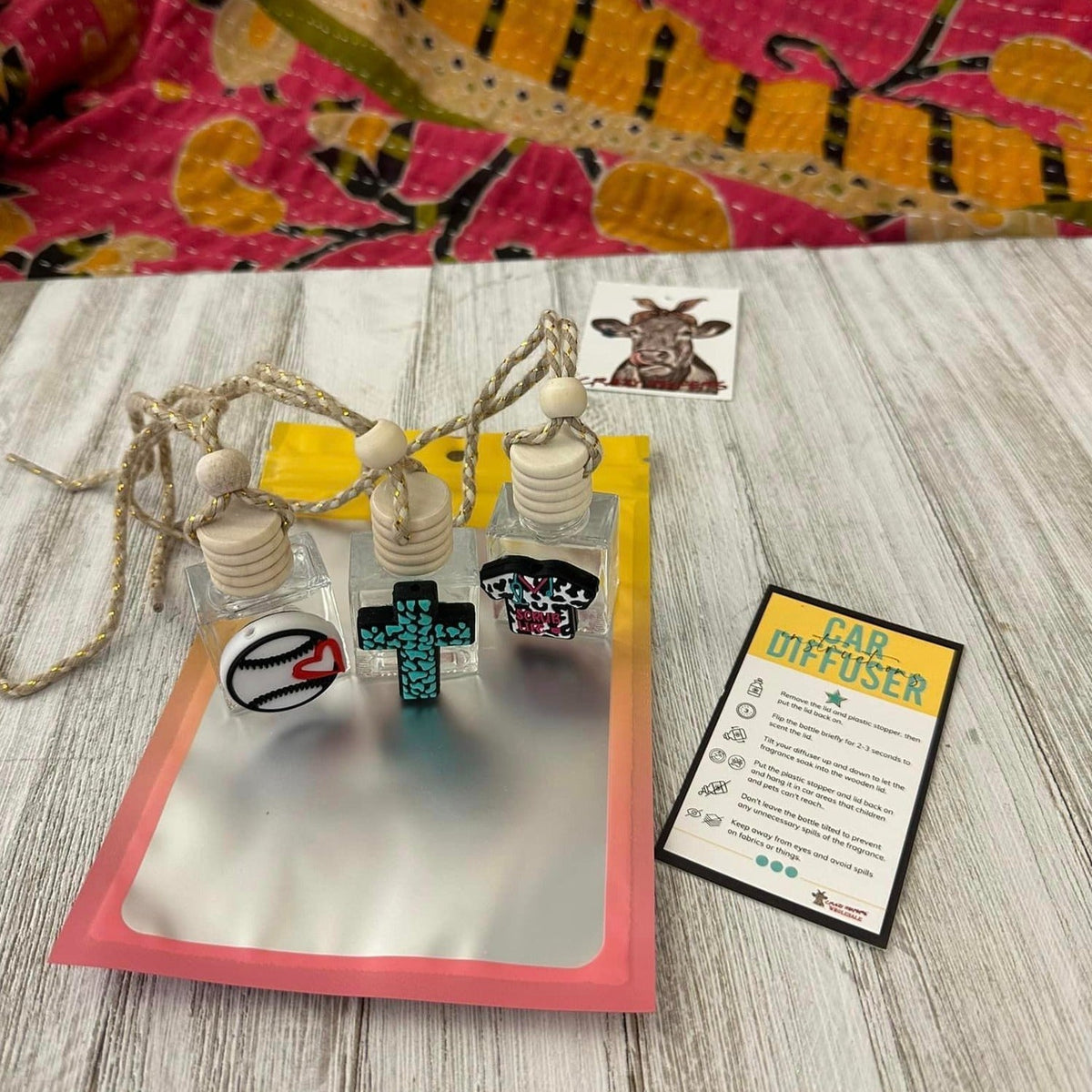 Charmed Car Diffusers-NAKED COWBOY SCENT