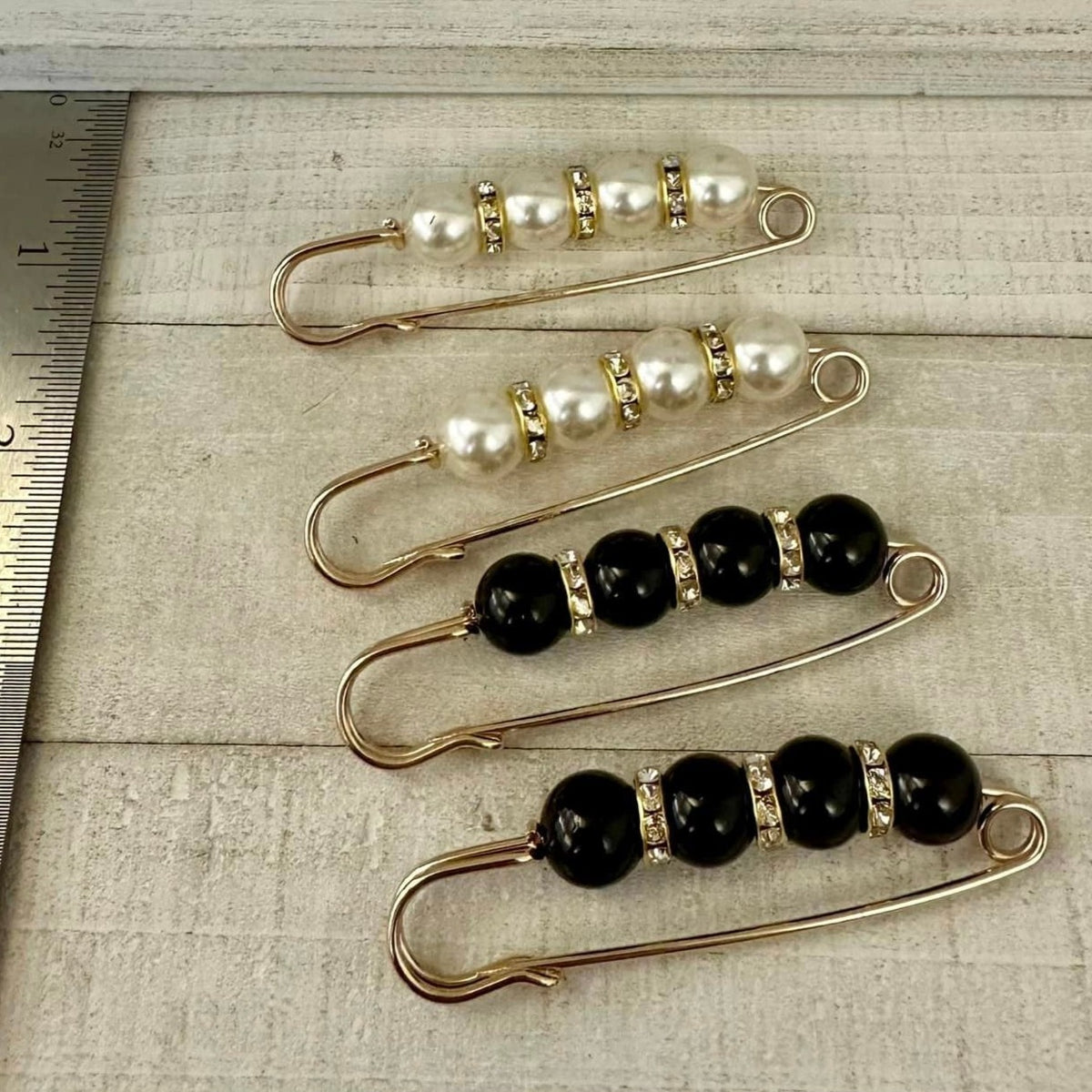 Beaded Brooch Pins SET