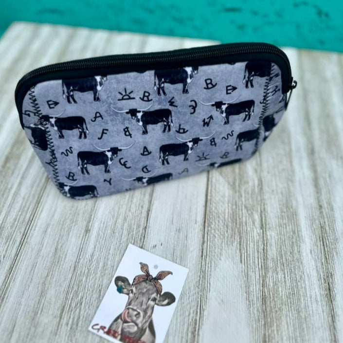 Neoprene Makeup Bags-Western