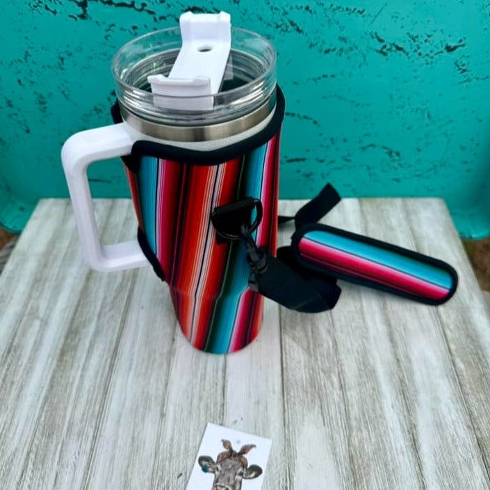 Neoprene 40oz Tumbler Covers W/Strap-SUMMER 2024