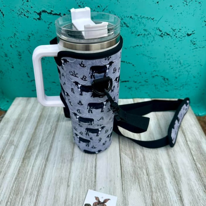 Neoprene 40oz Tumbler Covers W/Strap-SUMMER 2024
