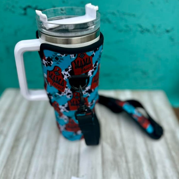 Neoprene 40oz Tumbler Covers W/Strap-SUMMER 2024