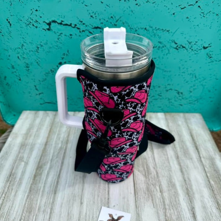Neoprene 40oz Tumbler Covers W/Strap-SUMMER 2024