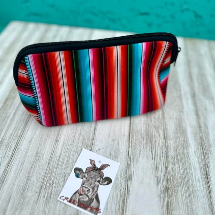 Neoprene Makeup Bags-Western