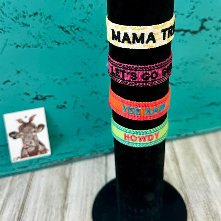 Embroidered Bracelets