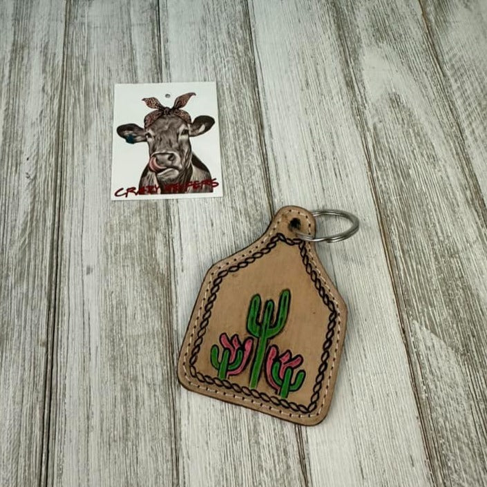 Small Tooled Keychain