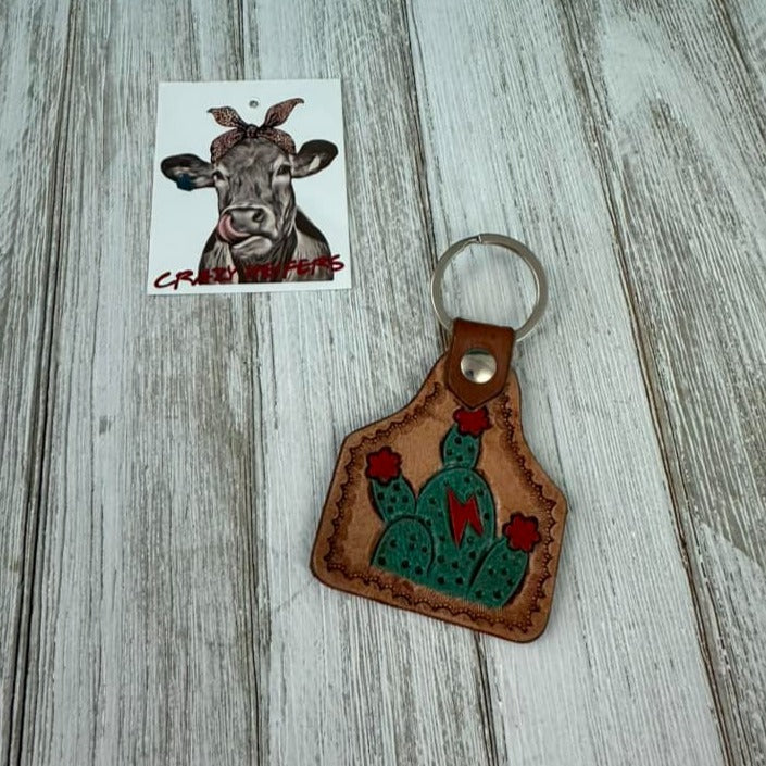 Small Tooled Keychain