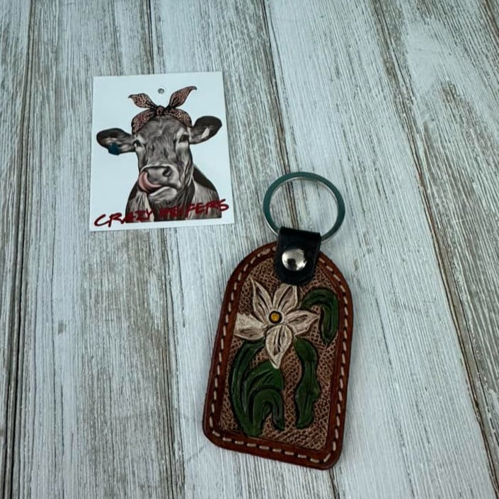 Small Tooled Keychain