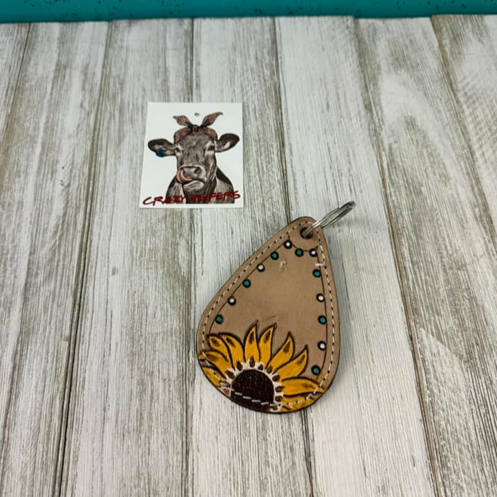 Small Tooled Keychain