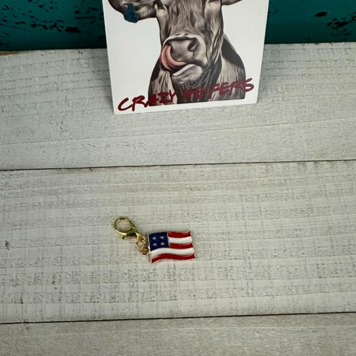 Clip-on Charms Gold Tone