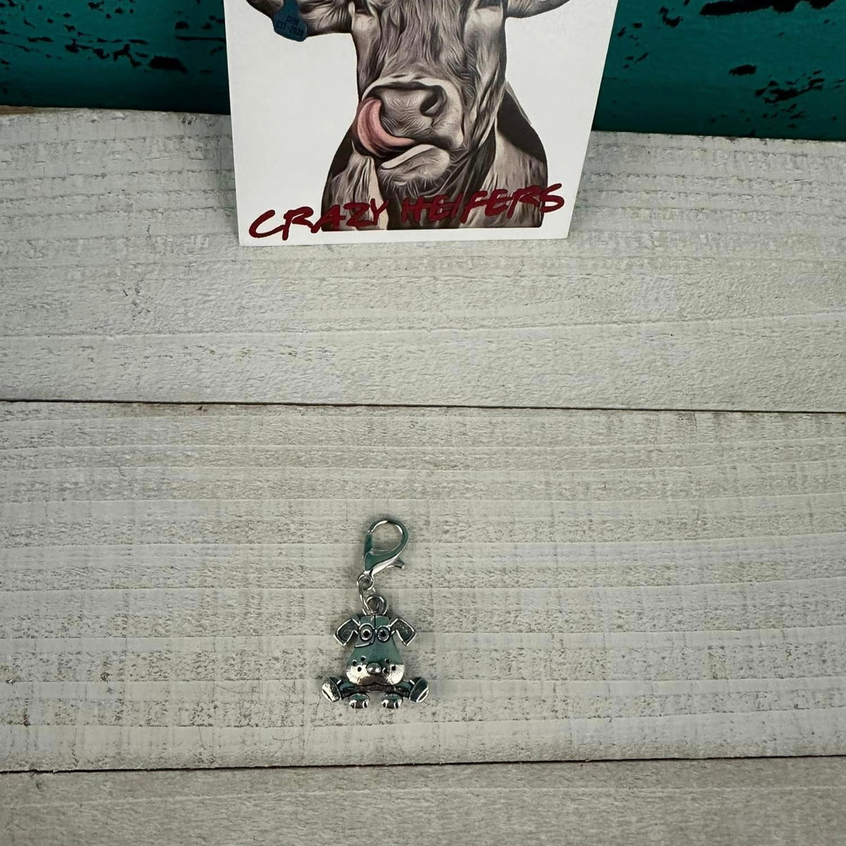 Clip-on Charms Silver Tone