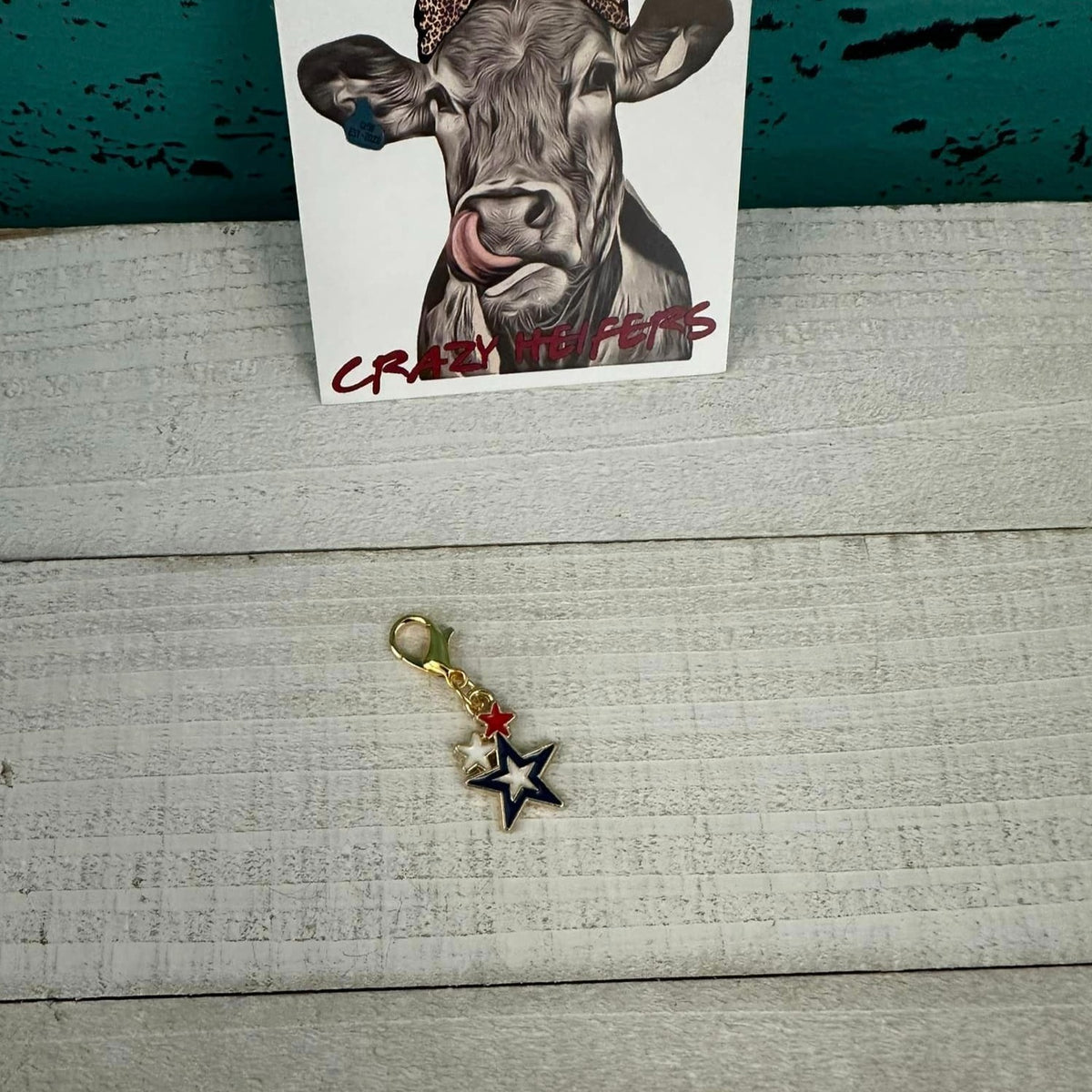 Clip-on Charms Gold Tone