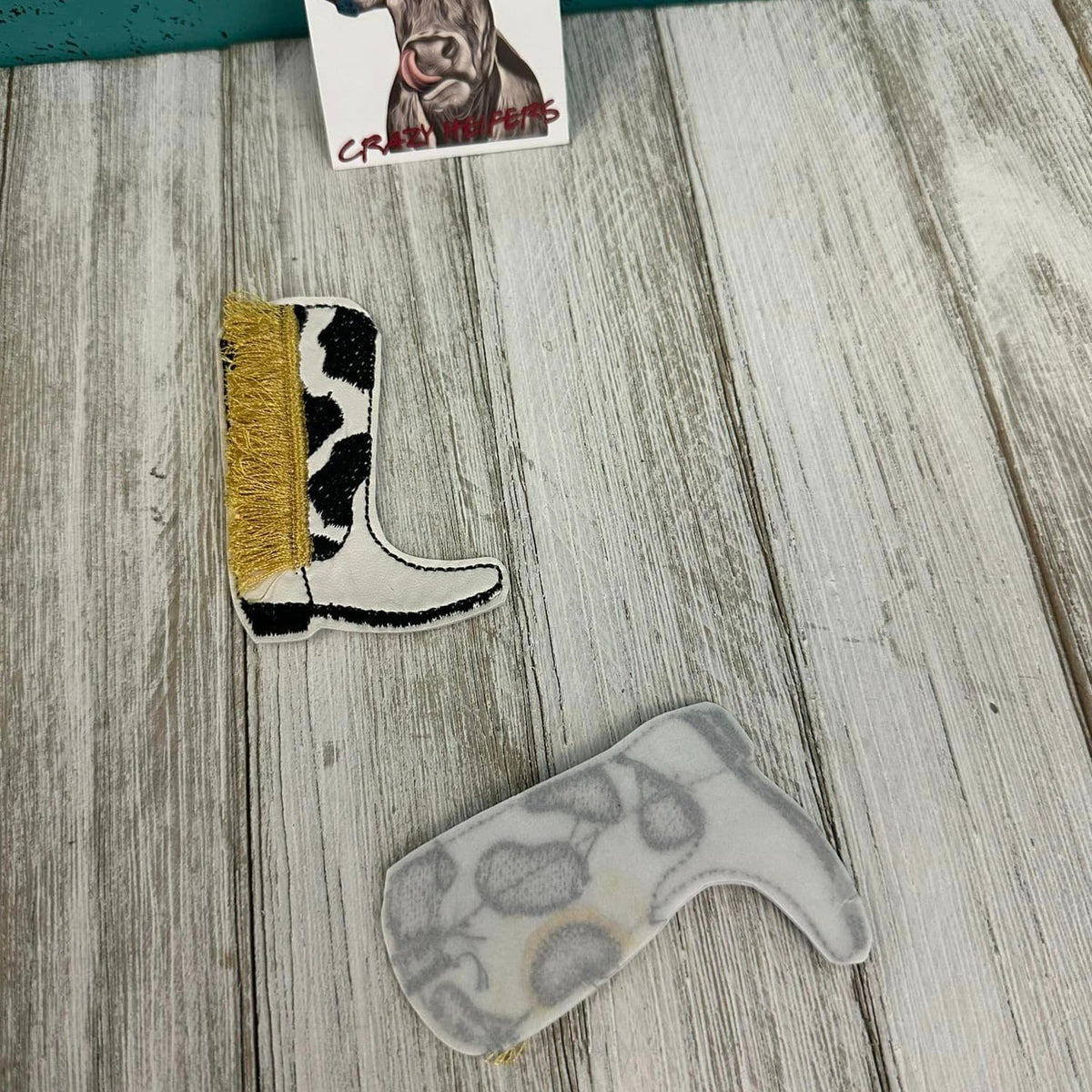 Embroidered Boot Patches-Iron on