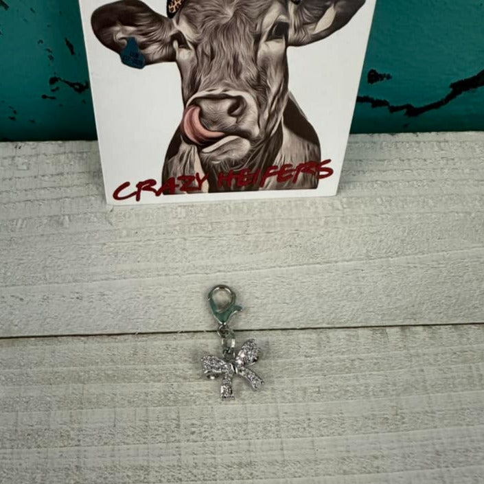 Clip-on Charms Silver Tone V3