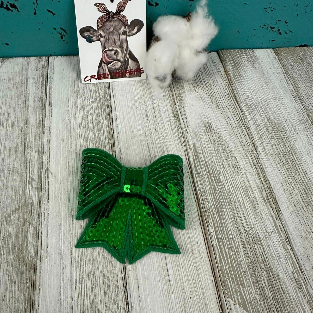 Sequin 3-D Bow-Iron on