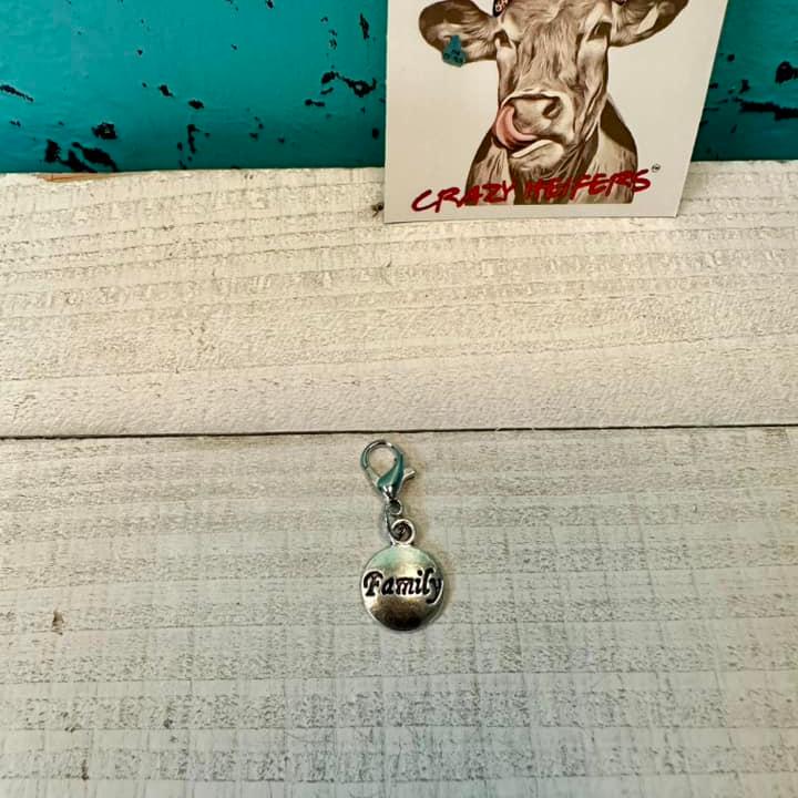 Clip-on Charms Silver Tone V4