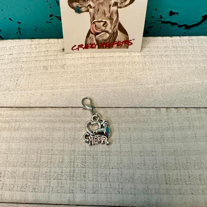 Clip-on Charms Silver Tone V4