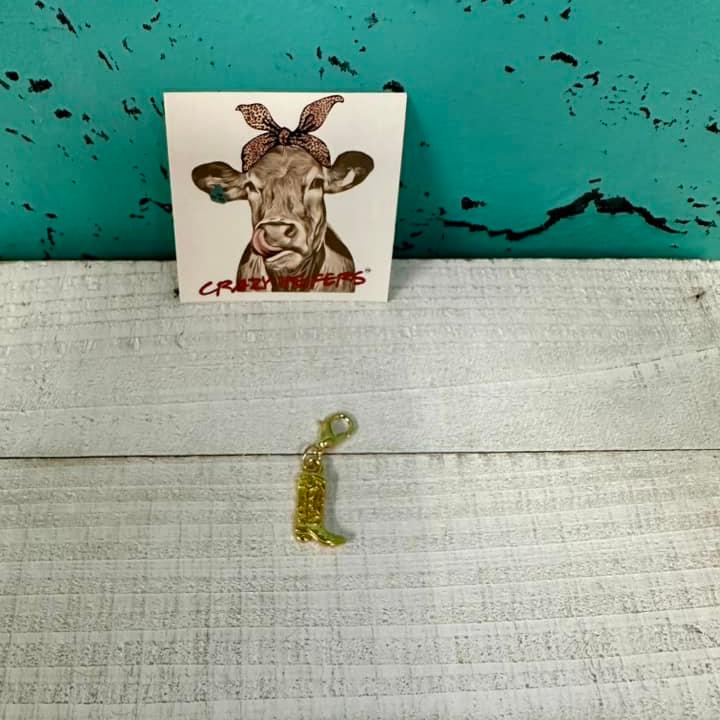 Clip-on Charms Gold Tone V4