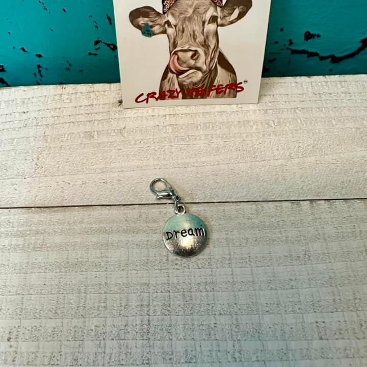 Clip-on Charms Silver Tone V4