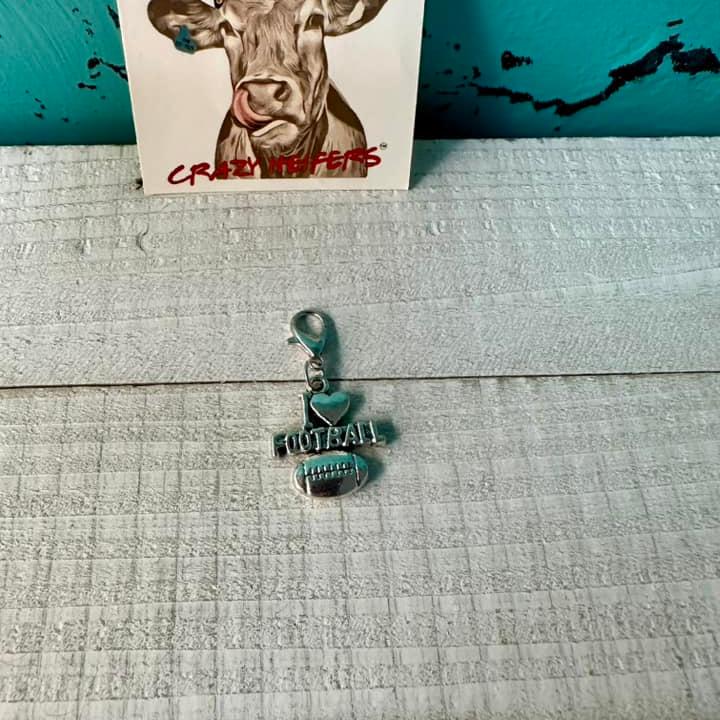 Clip-on Charms Silver Tone V4