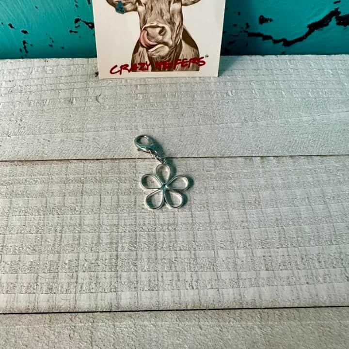 Clip-on Charms Silver Tone V4