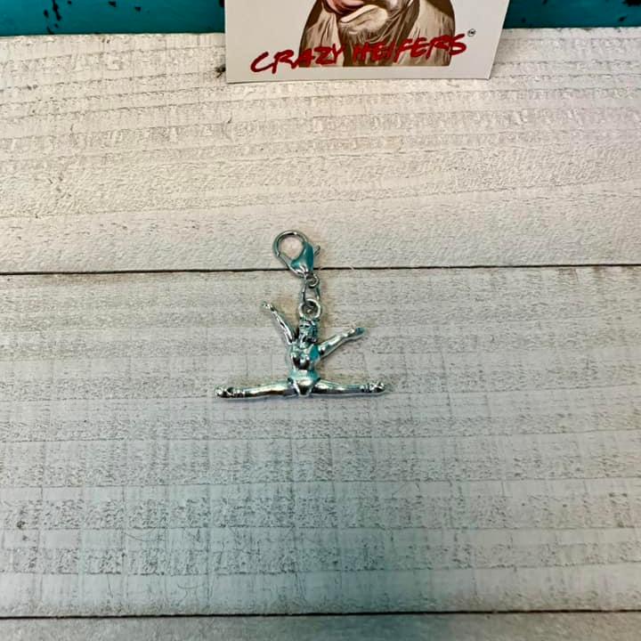 Clip-on Charms Silver Tone V4