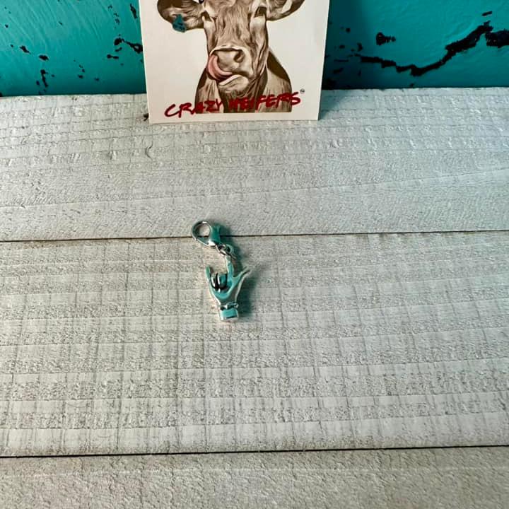 Clip-on Charms Silver Tone V4