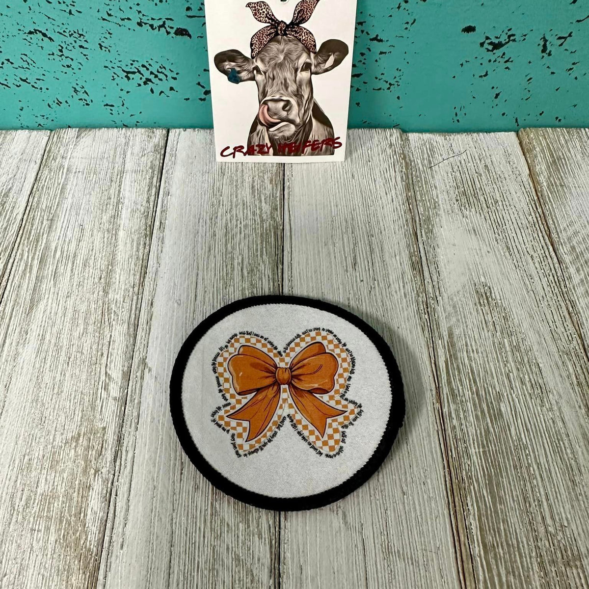 DTF Patches Football Bows-Iron on