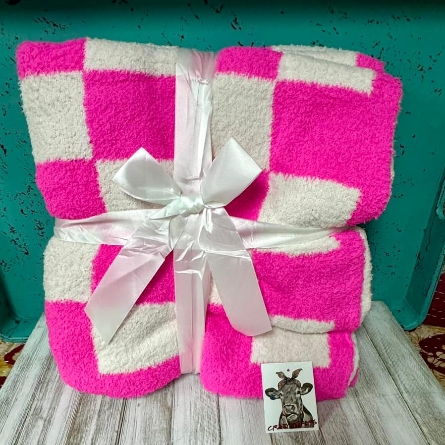 Checkered Print Blankets
