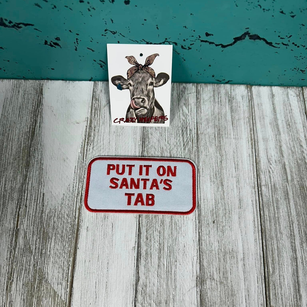 Embroidered Christmas Statement Patches-Iron on