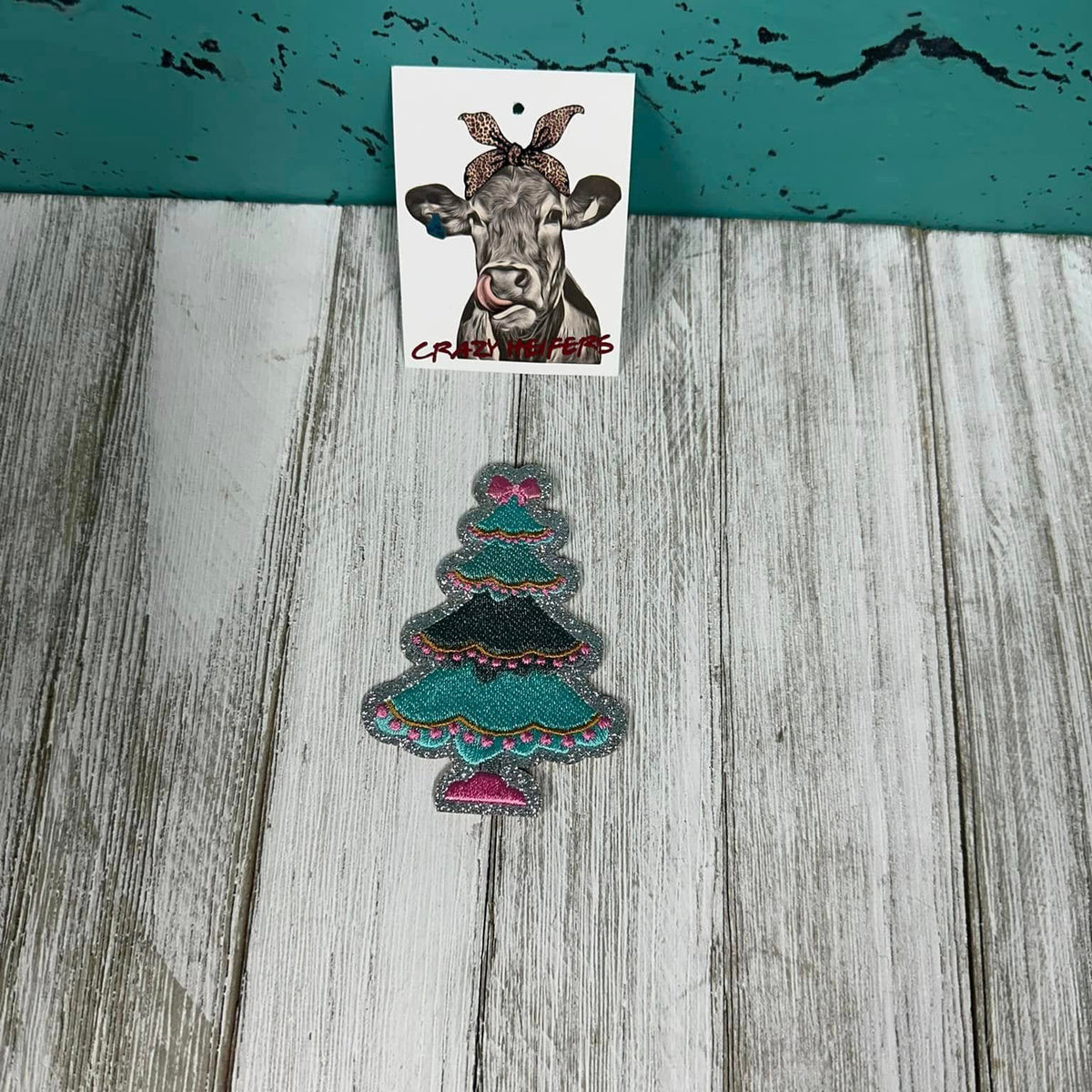 Embroidered Christmas Statement Patches-Iron on