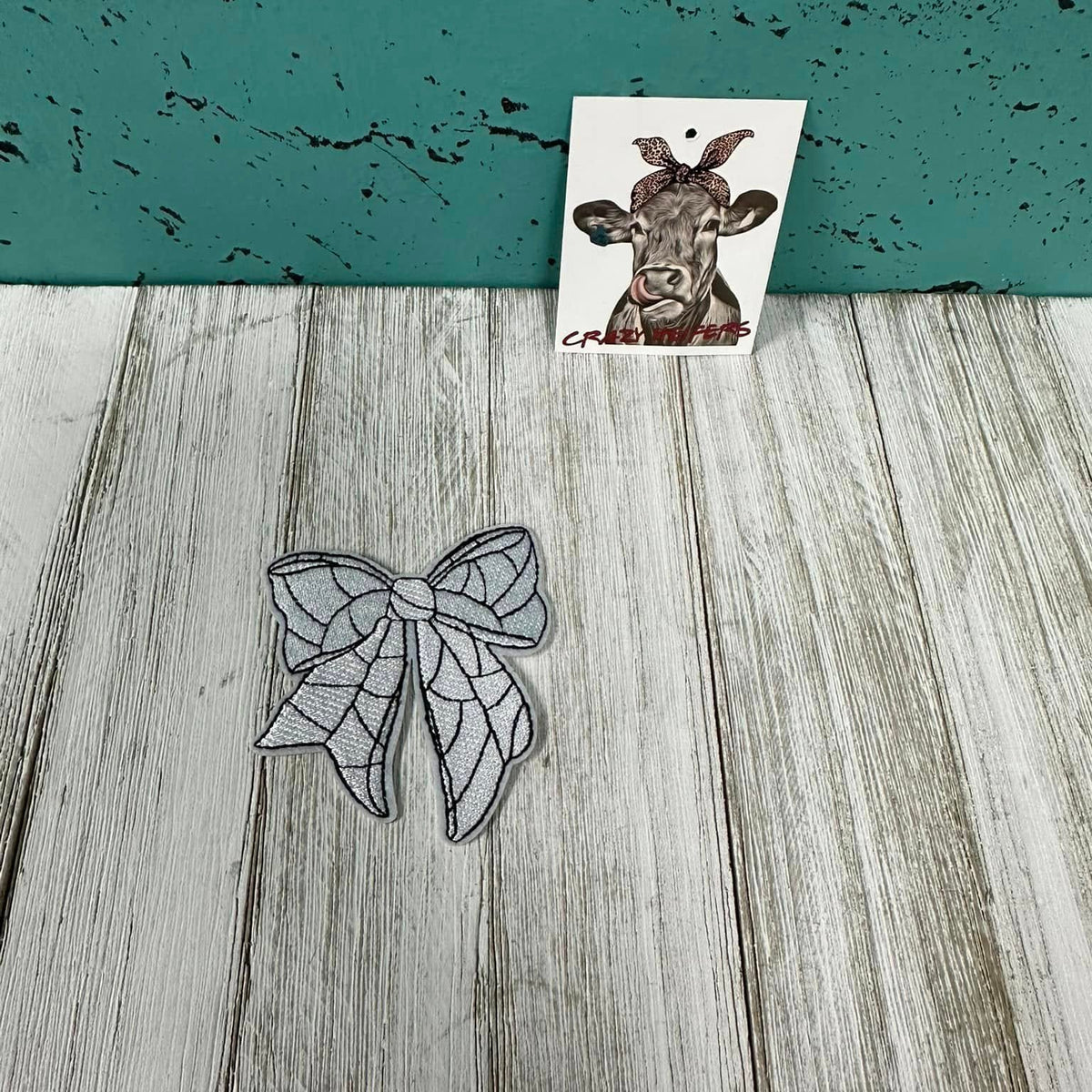 Embroidered Coquette Bow Sport Patches-Iron on