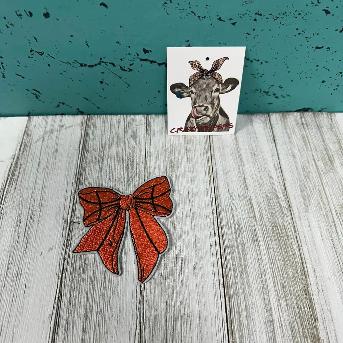 Embroidered Coquette Bow Sport Patches-Iron on