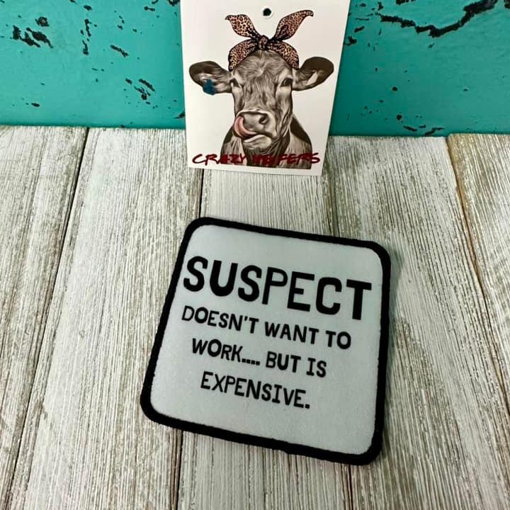 DTF Patches Suspect-Iron on