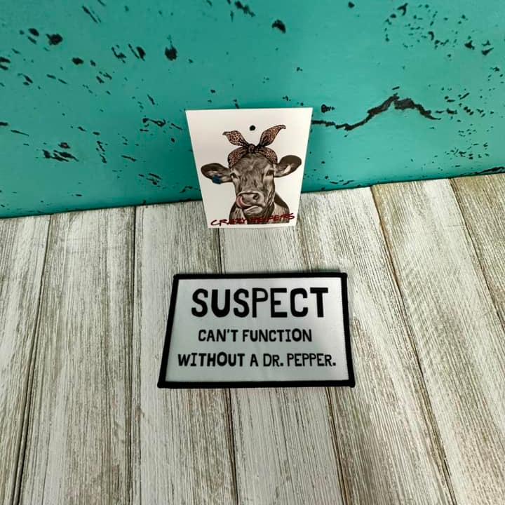 DTF Patches Suspect-Iron on