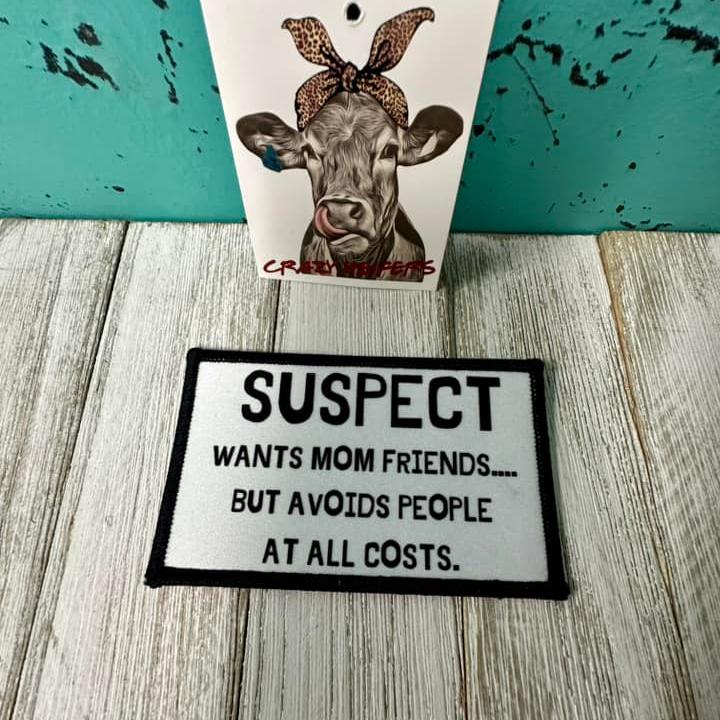 DTF Patches Suspect-Iron on