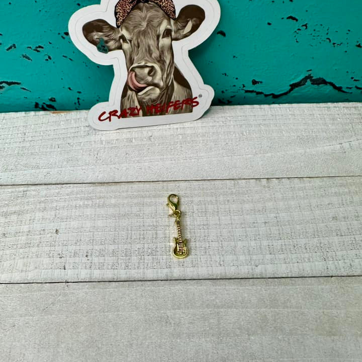 Clip-on Charms Gold and Silver Tone V6