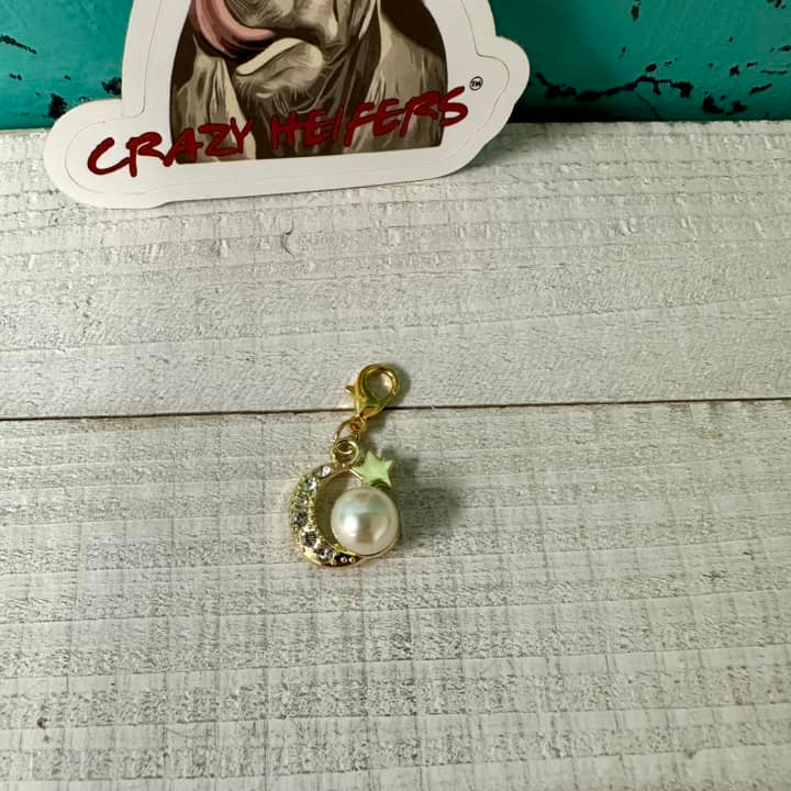 Clip-on Charms Gold and Silver Tone V6