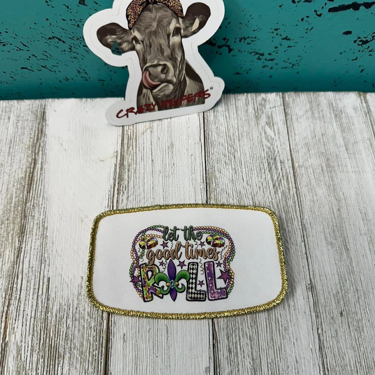 DTF Patches Mardi Gras-Iron on