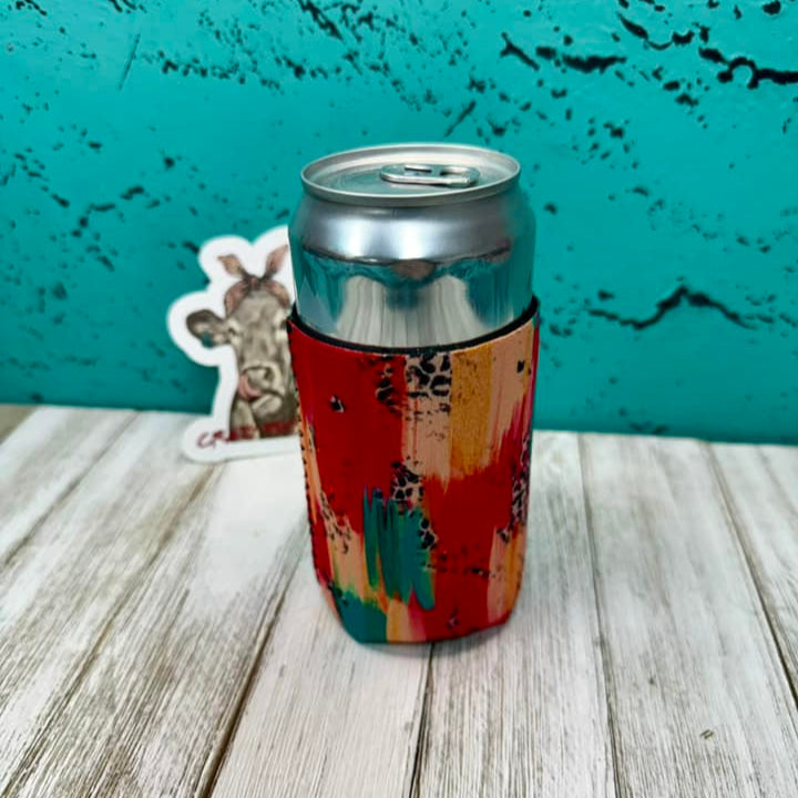 Neoprene Regular Can Coolers W/ Magnet-Trendy