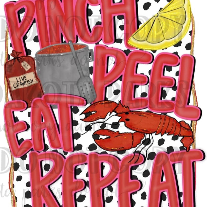 DTF Heat Transfers- Crawfish Season